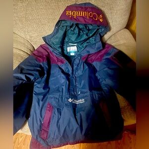 Columbia challenger windbreaker rain jacket